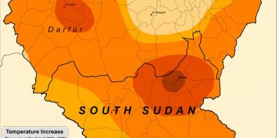 Harta Sudan climatice